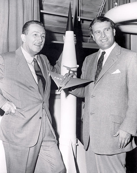 Walt Disney & Wernher von Braun