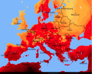Hot as Hell - Europe Map